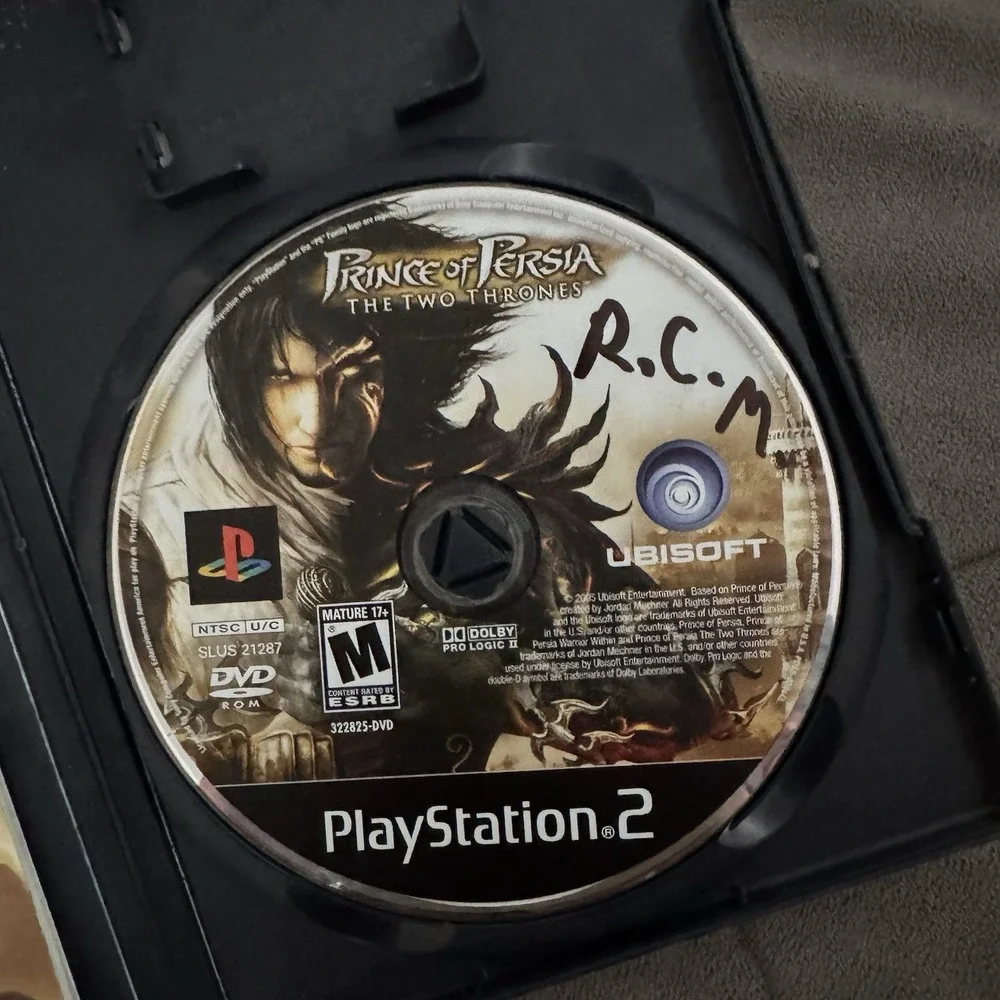 PS2 Prince of Persia The Sands of Time & The Two Thrones CIB PlayStation 2 Games